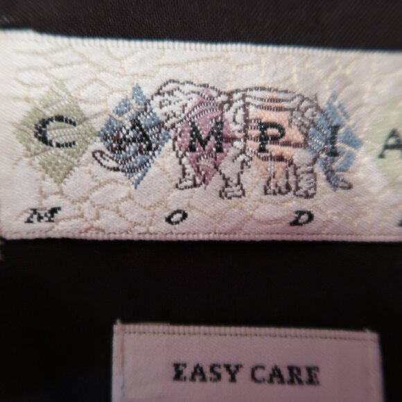 Campia Moda Mens Short Sleeve Button Front Tropical Shirt Size XL - Picture 4 of 7